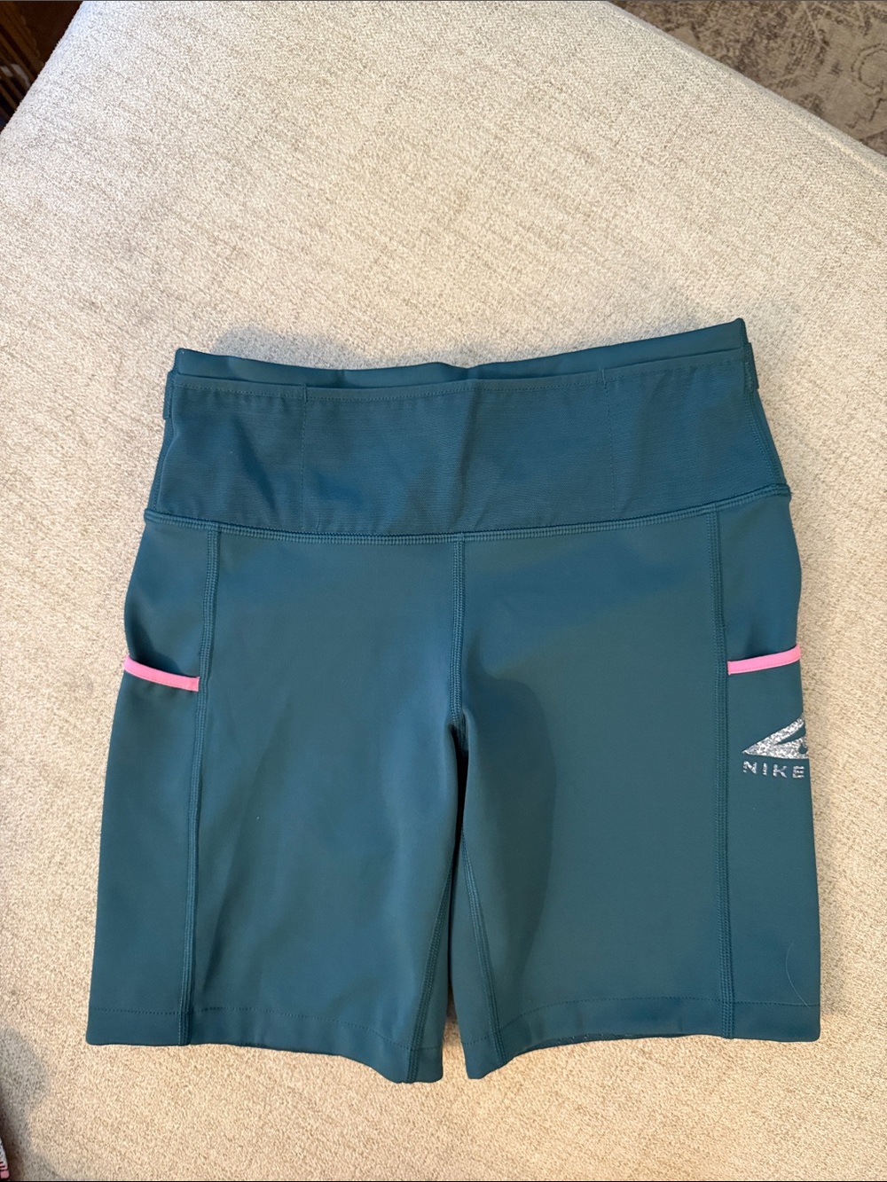 Nike Trail Dri-FIT Epic Fast Shorts - Teal / Pink Trim